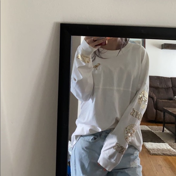 Victoria Secret Pink varsity long sleeve - Picture 2 of 2